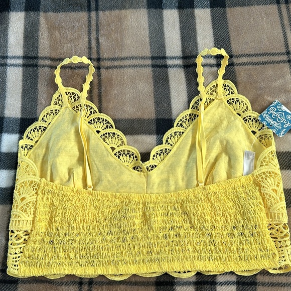 Free People Intimately Sunrise to Sunset Bra Longline Bralette Sunny Day Size M - Picture 2 of 2
